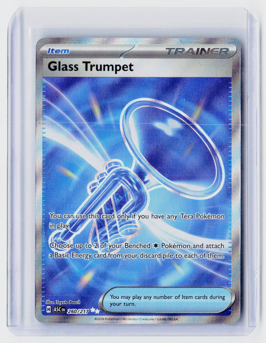 2026 Pokémon Mega Evolution—Ascended Heroes Glass Trumpet 260/217 Trainer Card - front
