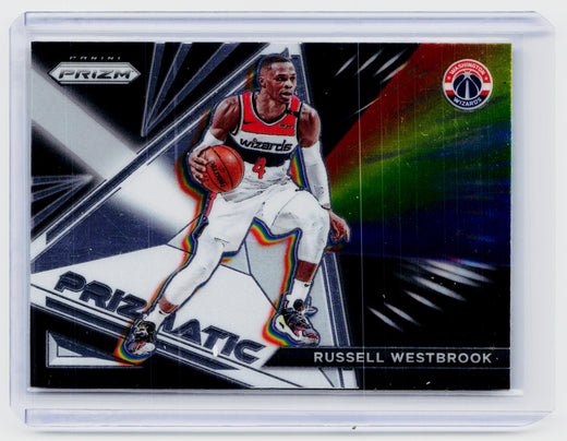 2021-22 Panini Prizm Basketball Russell Westbrook #23 Washington Wizards - front