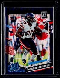 2023 Panini Donruss Optic Rated Rookie Roschon Johnson #217 Chicago Bears - front