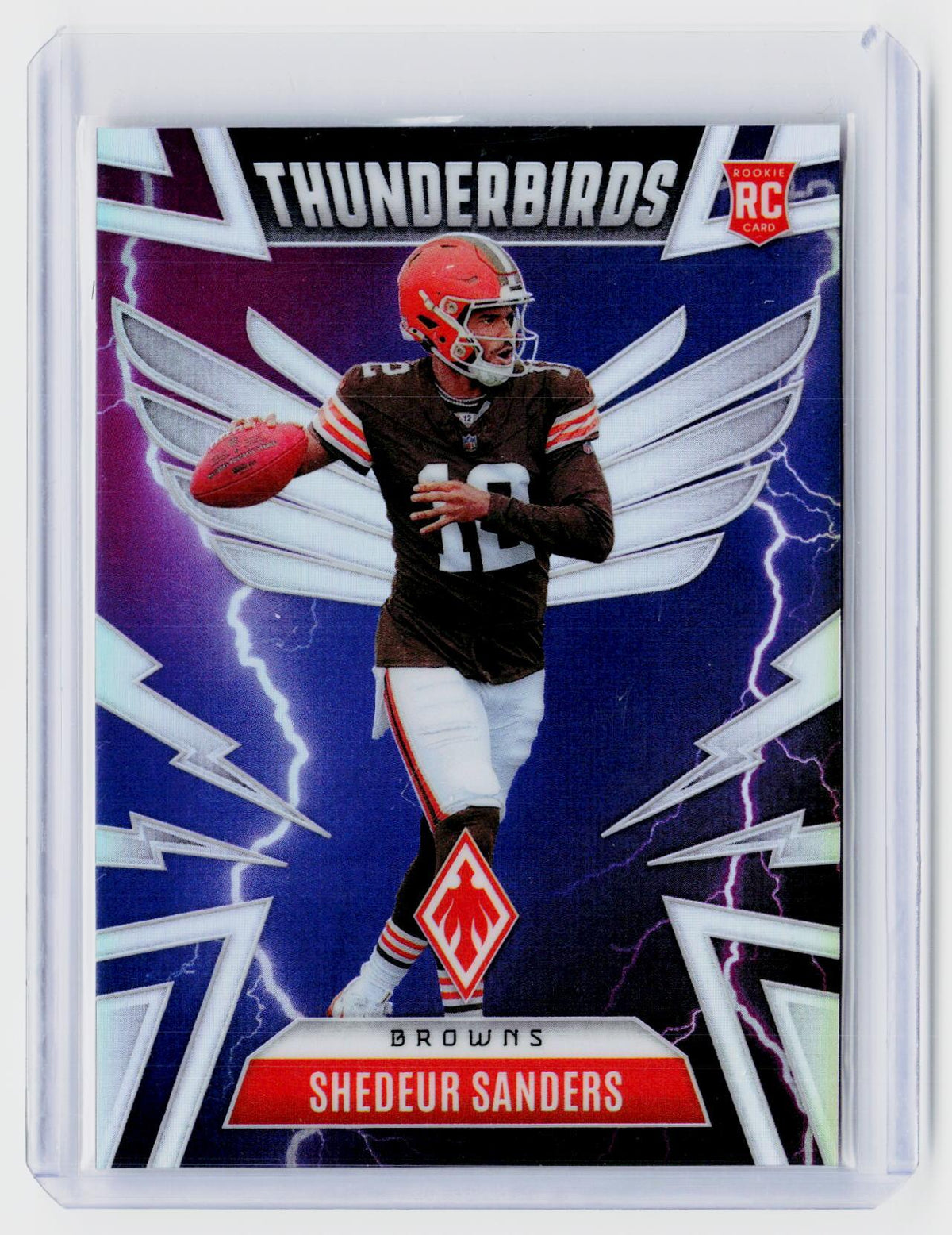 2025 Panini Phoenix Thunderbirds Shedeur Sanders RC #13 Cleveland Browns - front