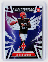 2025 Panini Phoenix Thunderbirds Shedeur Sanders RC #13 Cleveland Browns - front