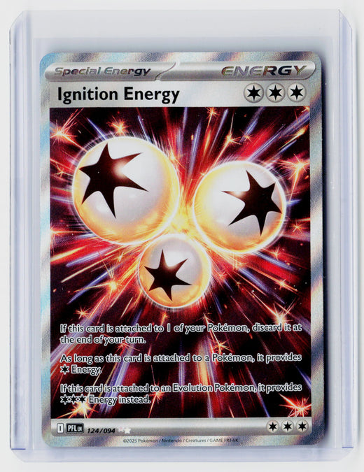 2025 Pokémon Phantasmal Flames Ignition Energy 124/094 - front