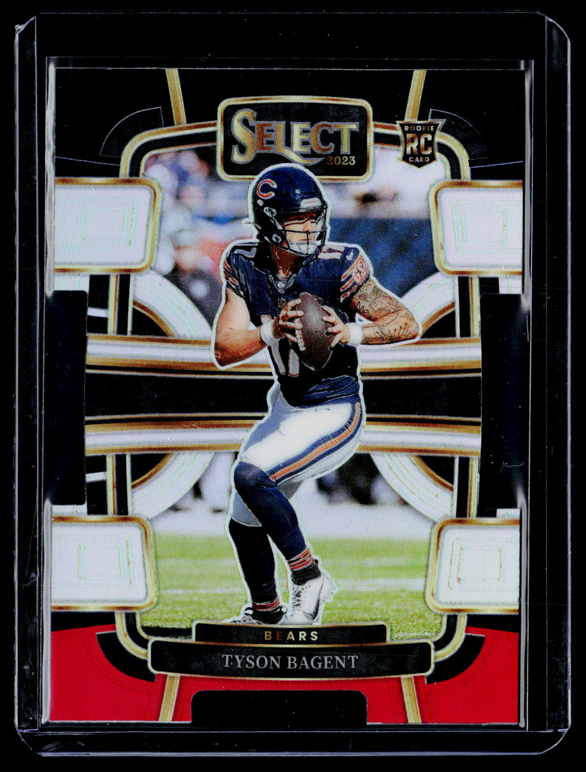 2023 Panini Select Football Concourse Rookie Tyson Bagent #18 Chicago Bears - front