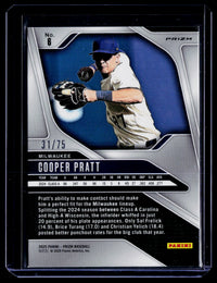 2025 Panini Prizm Baseball Cooper Pratt #6 Green Scope /75 - back