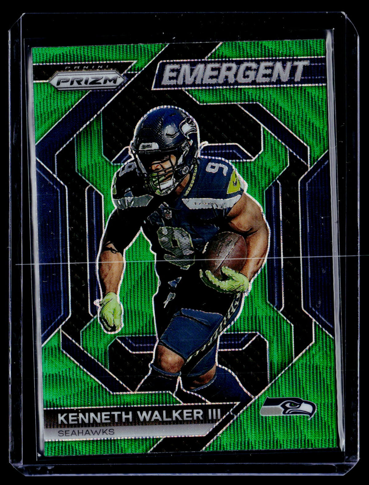 2023 Panini Prizm Football Emergent Kenneth Walker III Seahawks H-14 - front