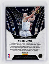 2024-25 Panini Mosaic Elevate Green Mosaic Nikola Jokic #20 Denver Nuggets - back