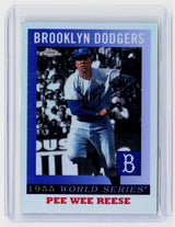 2025 Topps Chrome 1955 World Series Pee Wee Reese #55WS-2 Brooklyn Dodgers - front