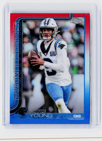2025 Topps Chrome Football Bryce Young #40 Carolina Panthers - front