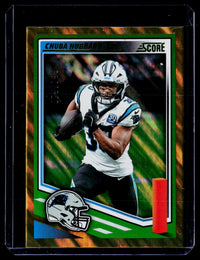 2025 Panini Score Football Chuba Hubbard Trick or Treat #258 /799 - front