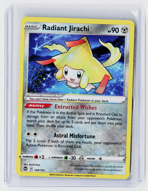 2022 Pokémon Astral Radiance Radiant Jirachi 120/195 - front
