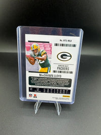 2024 Panini Contenders Rookie Ticket Swatches MarShawn Lloyd RC #RTS-MLD - back