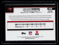 2025 Topps Chrome Benjamin Morrison Rookie Card #355 Buccaneers - back