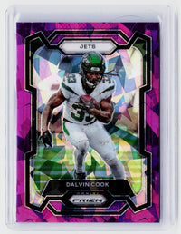 2023 Panini Prizm Football Dalvin Cook Purple Shock #191 New York Jets - front