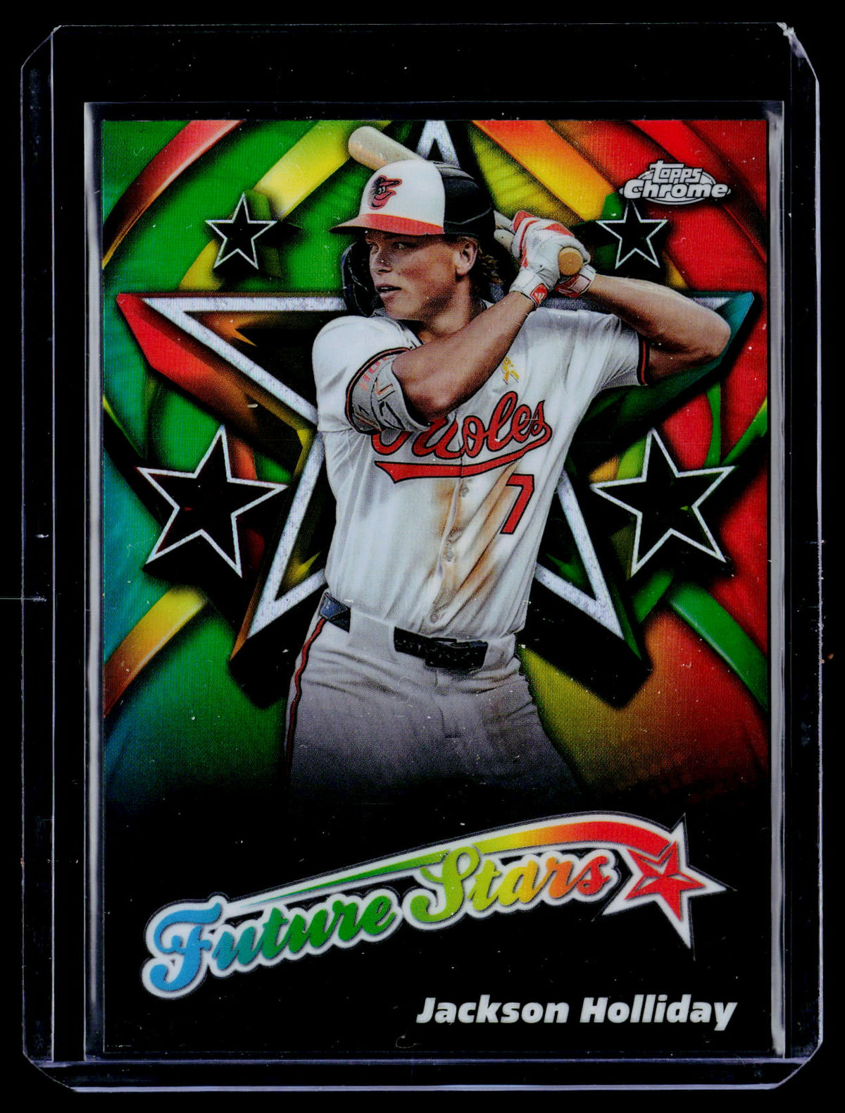 2025 Topps Chrome Future Stars Jackson Holliday FS-1 Baltimore Orioles - front