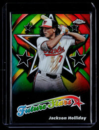 2025 Topps Chrome Future Stars Jackson Holliday FS-1 Baltimore Orioles - front