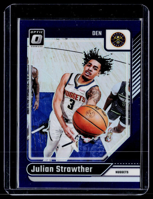 2024-25 Panini Donruss Optic Julian Strawther #29 Denver Nuggets - front