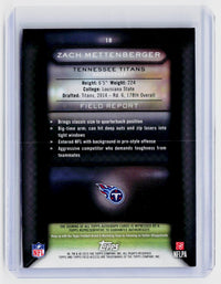2015 Topps Field Access Autographs #18 Zach Mettenberger - back