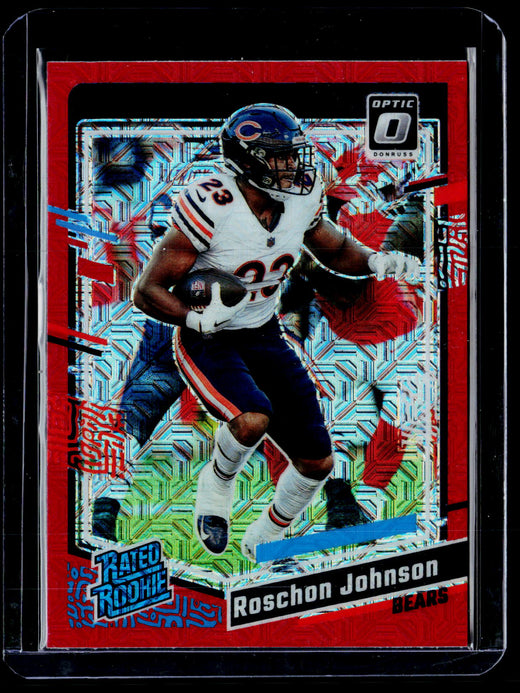 2023 Panini Donruss Optic Rated Rookie Roschon Johnson #217 Chicago Bears - front