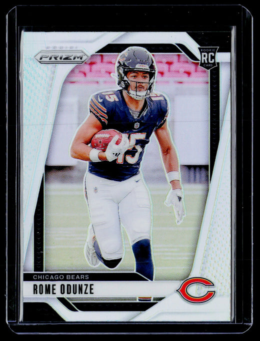 2024 Panini Prizm Football Rome Odunze Rookie Card #385 Chicago Bears - front