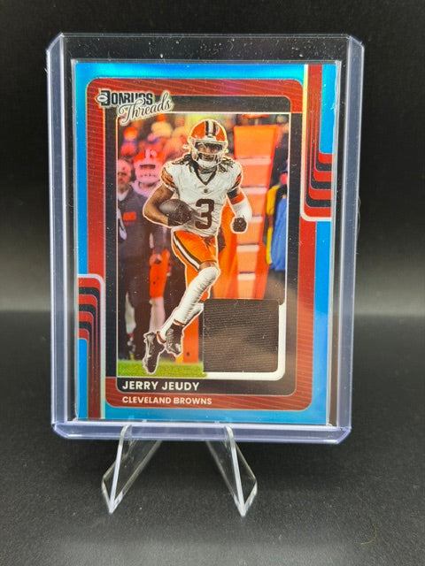 2023 Panini Donruss Threads Jerry Jeudy DTbH-JJY - front