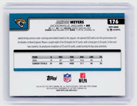 2025 Topps Chrome Football Jakobi Meyers #176 Jacksonville Jaguars - back