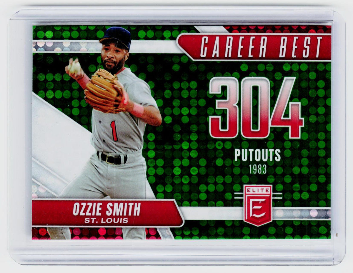 2026 Panini Donruss Elite Baseball Career Best Ozzie Smith #11 St. Louis - front