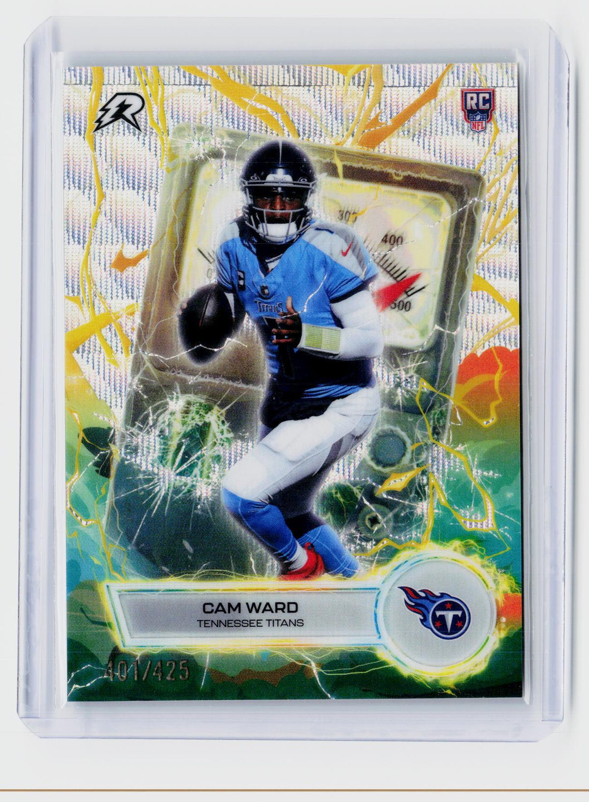 2026 Topps Victory Tour Cam Ward RC VT-1 /425 Tennessee Titans - front