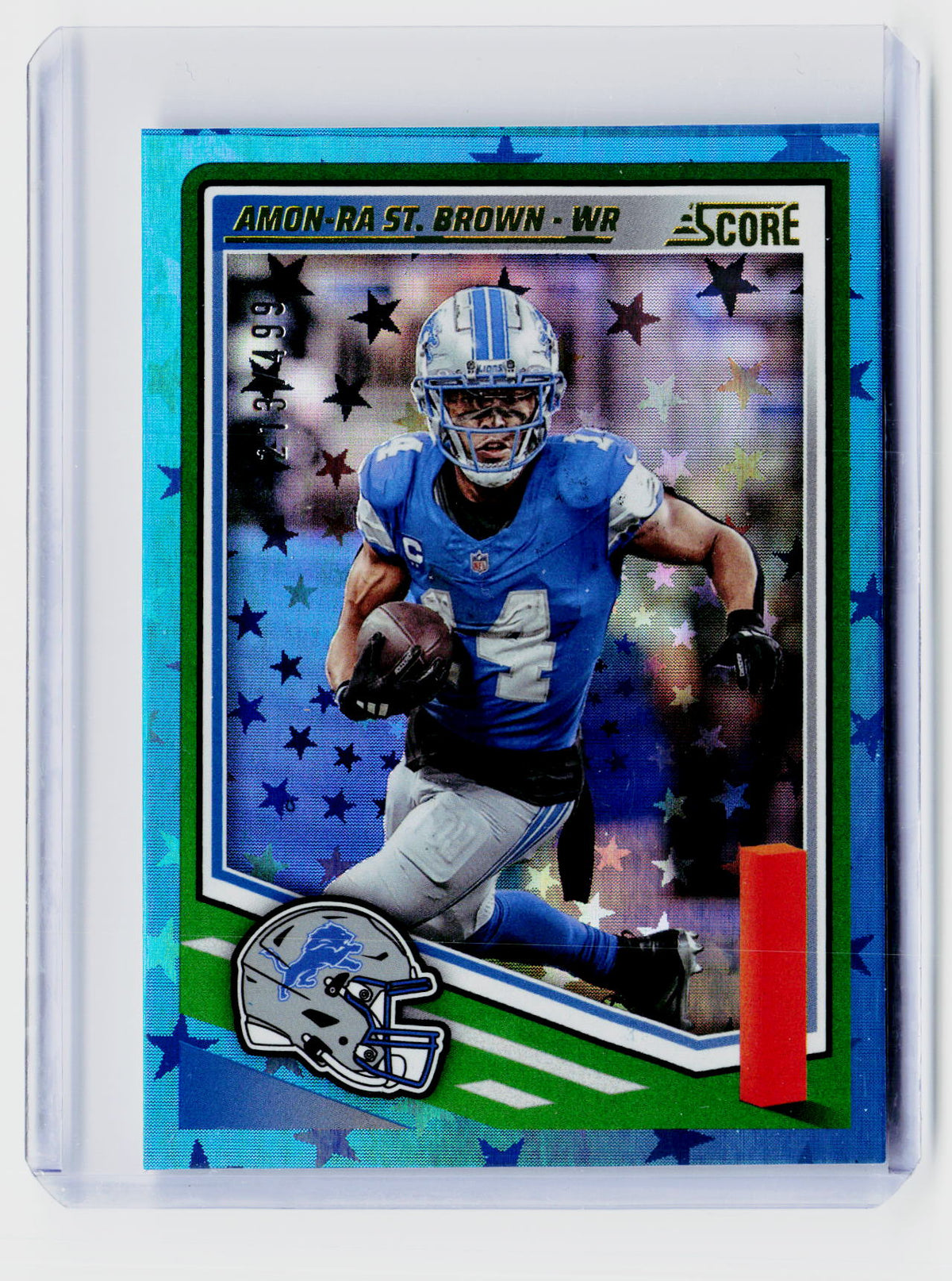 2025 Panini Score Football Amon-Ra St. Brown /499 - front