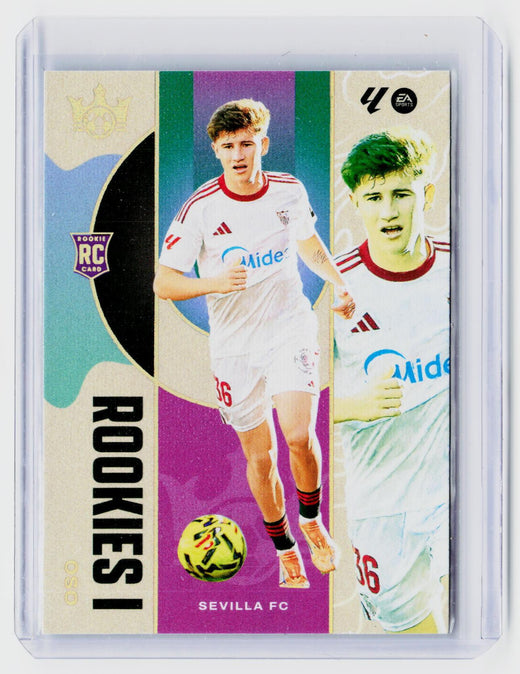 2025-26 Panini Pitch Kings Soccer Rookie Card #4 Oso Joaquín Martínez Gauna Sevilla FC - front