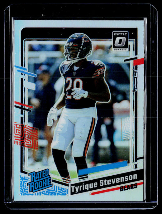 2023 Panini Donruss Optic Rated Rookie Silver holo Tyrique Stevenson #219 - front