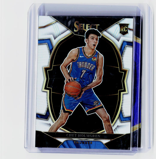 2022-23 Panini Select Chet Holmgren Rookie Card - Oklahoma City Thunder - front