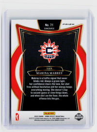 2025 Panini WNBA Select Marina Mabrey #71 Concourse Connecticut Sun - back