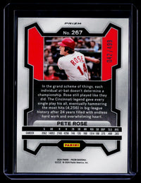 2024 Panini Prizm Baseball Pete Rose Red Prizm #267 /499 - back