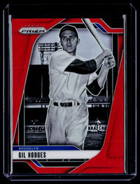 2025 Panini Prizm Baseball Gil Hodges Red Prizm #277 /299 - front