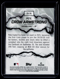 2026 Topps Bowman Chrome Electric Sluggers Refractor Pete Crow-Armstrong #ES-24 - back