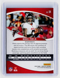 2025 Panini Michael Penix Jr. #84 Red & Green Atlanta Falcons - back