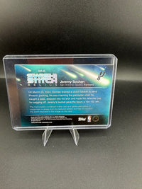 2025-26 Topps Swish and Stitch Relics Jeremy Sochan SST-JS Memorabilia Card - back