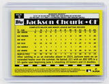 2025 Topps Chrome 1990 Topps Baseball Chrome Jackson Chourio #90CB-9 Milwaukee Brewers - back