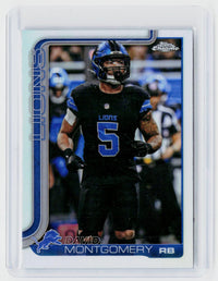 2025 Topps Chrome Refractor #103 David Montgomery Detroit Lions - front