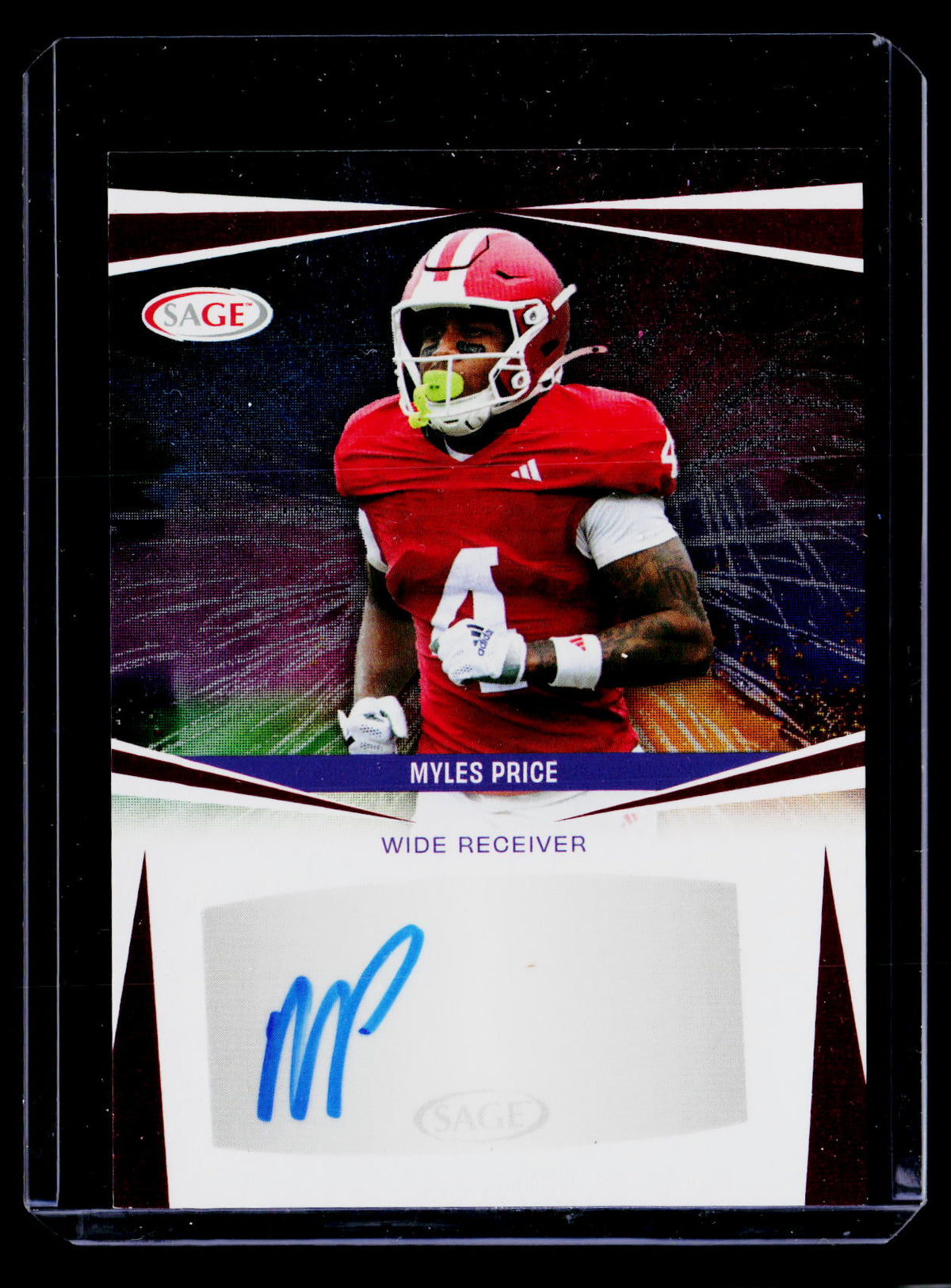 2025 SAGE Autograph Myles Price High Series Auto #A-MP2 - front
