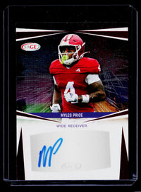 2025 SAGE Autograph Myles Price High Series Auto #A-MP2 - front