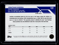 2024 Topps Chrome Basketball Jonathan Kuminga #122 - back