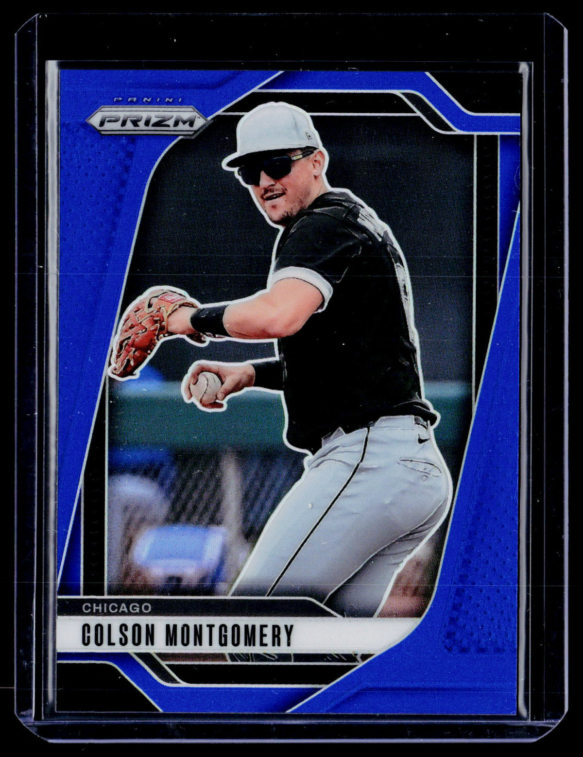 2025 Panini Prizm Baseball Colson Montgomery Blue Prizm #262 /199 - front