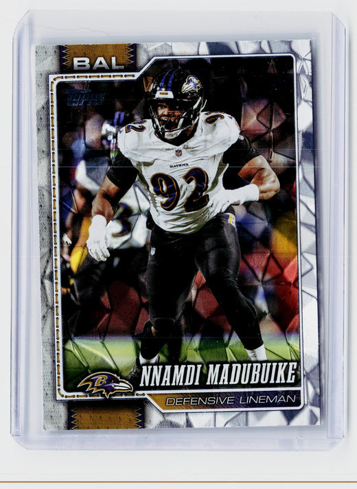 2026 Topps Football Nnamdi Madubuike #205 Baltimore Ravens - front