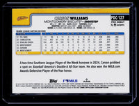 2025 Topps Chrome Pro Debut Carson Williams PDC-127 - back