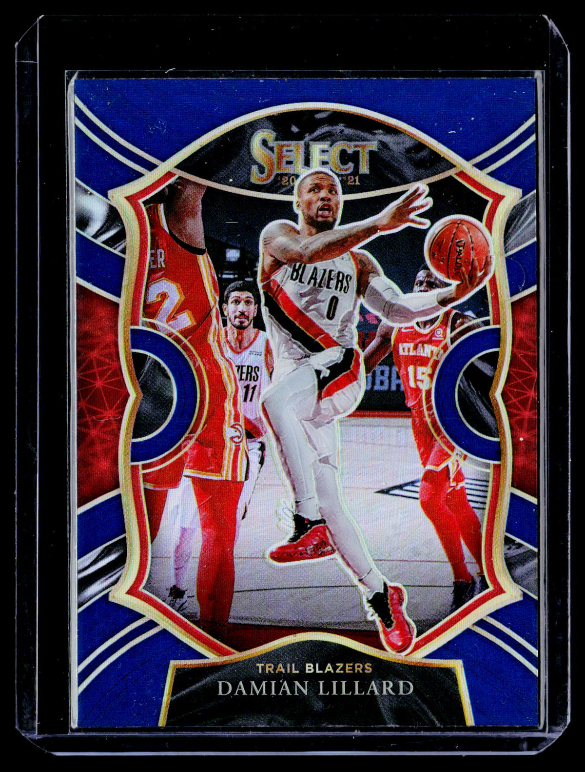2020-21 Panini Select Basketball Concourse #24 Damian Lillard Portland Trail Blazers - front