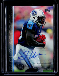 2015 Topps Field Access Autographs Terrance West #4 Auto - front