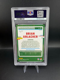 2023 Panini Donruss Optic Brian Urlacher #31 Gold Vinyl 1/1 PSA 9 - back