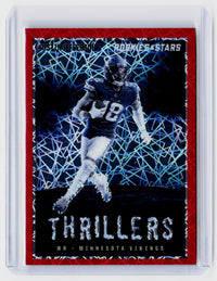 2023 Panini Rookies & Stars Thrillers Justin Jefferson TH-20 Minnesota Vikings - front