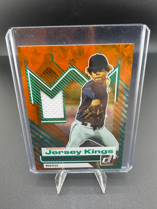 2025 Panini Donruss Baseball Prospect Jersey Kings Jurrangelo Cijntje PJK-JC - front